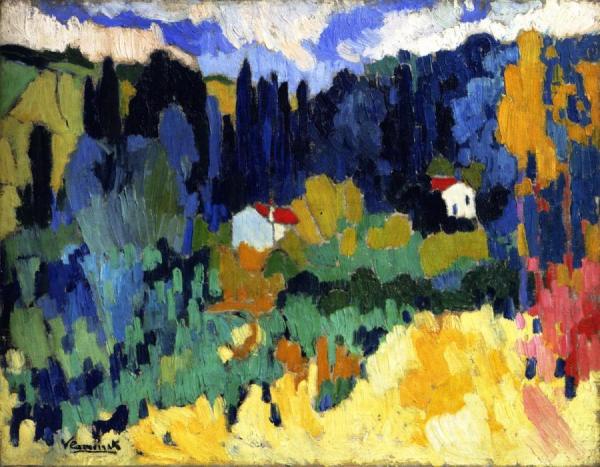Maurice De Vlaminck The Hills At Malmaison