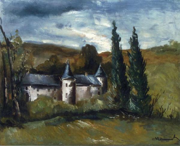 The Manor House by Maurice De Vlaminck