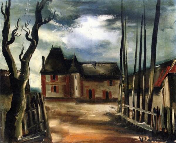 The Manor House by Maurice De Vlaminck