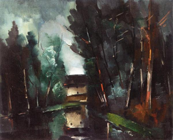 The Mill by Maurice De Vlaminck