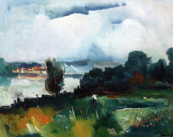The Pond by Maurice De Vlaminck