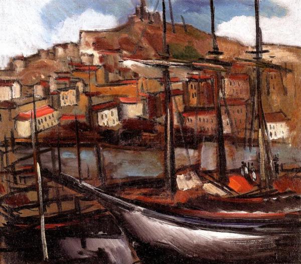 The Port Of Marseille by Maurice De Vlaminck