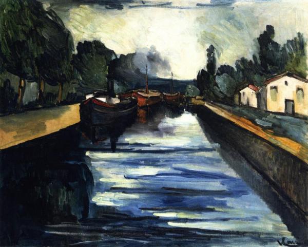 The River by Maurice De Vlaminck