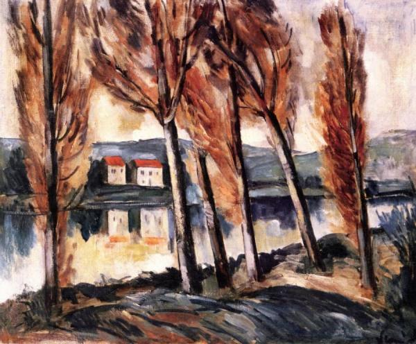 The Seine At Chatou by Maurice De Vlaminck
