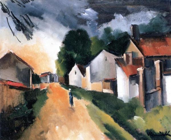 The Stroll by Maurice De Vlaminck