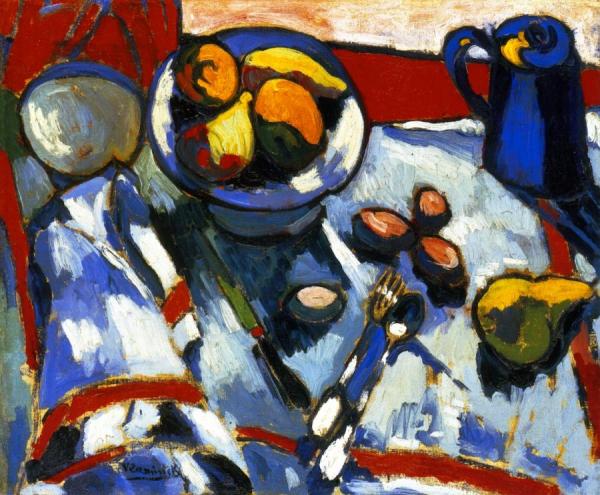 The Table by Maurice De Vlaminck