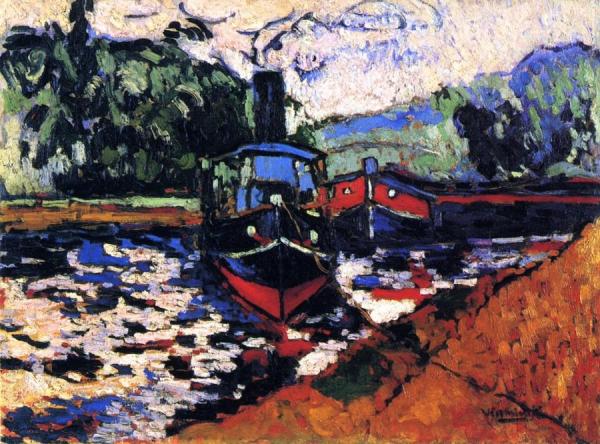 The Tugboat by Maurice De Vlaminck