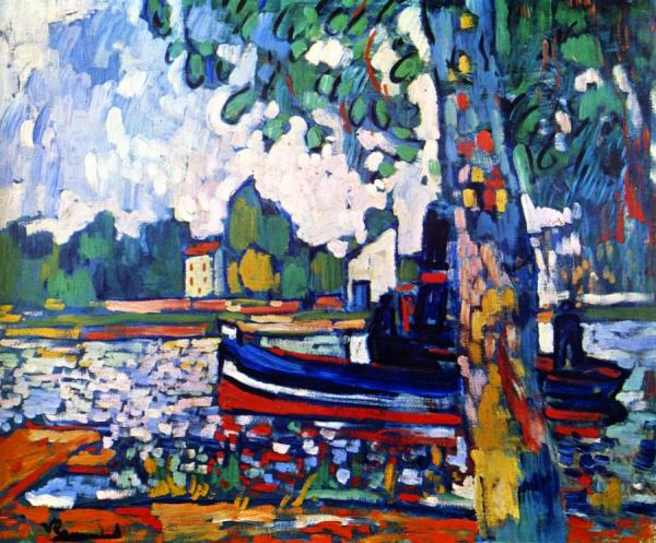 The Tugboat by Maurice De Vlaminck