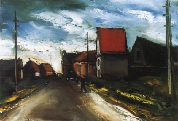 The Vicinity Of La Loupe by Maurice De Vlaminck