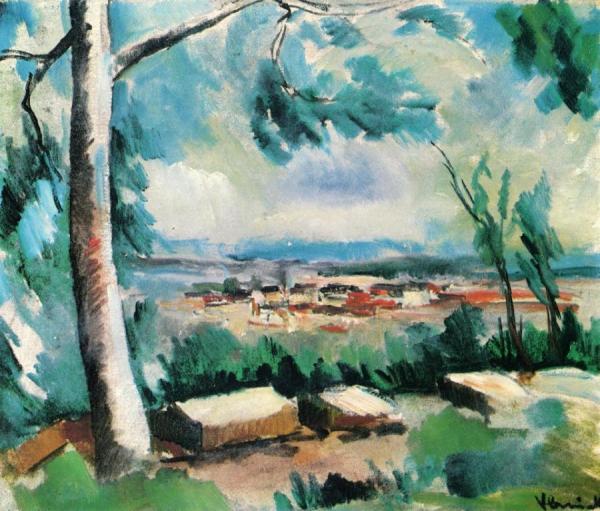 The Village by Maurice De Vlaminck