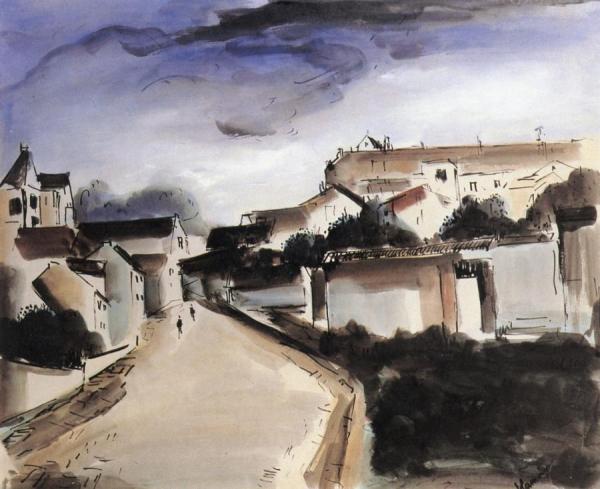 The Village by Maurice De Vlaminck