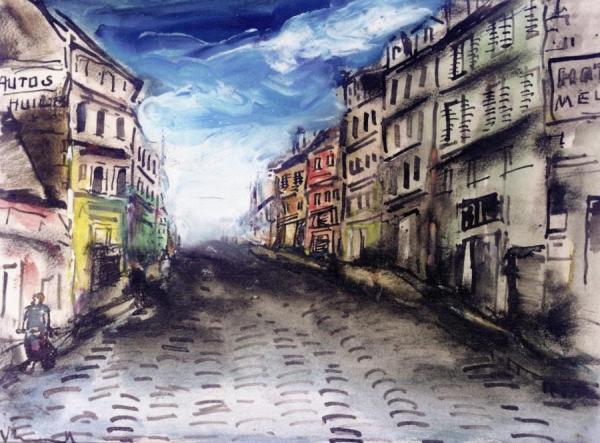 The Village by Maurice De Vlaminck