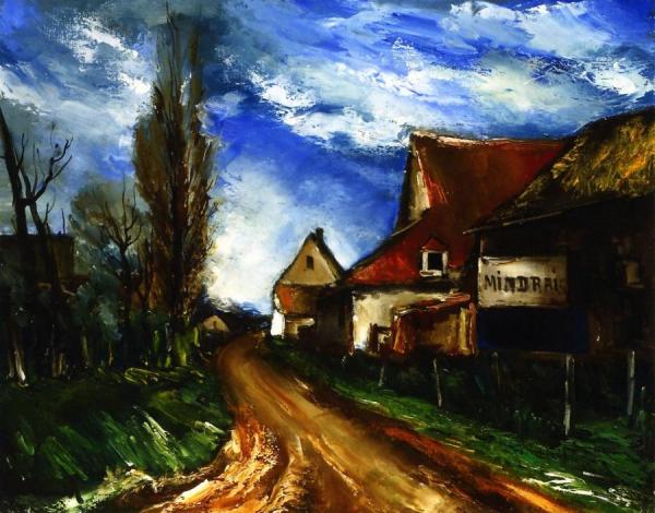 The Village Of Mindrais by Maurice De Vlaminck