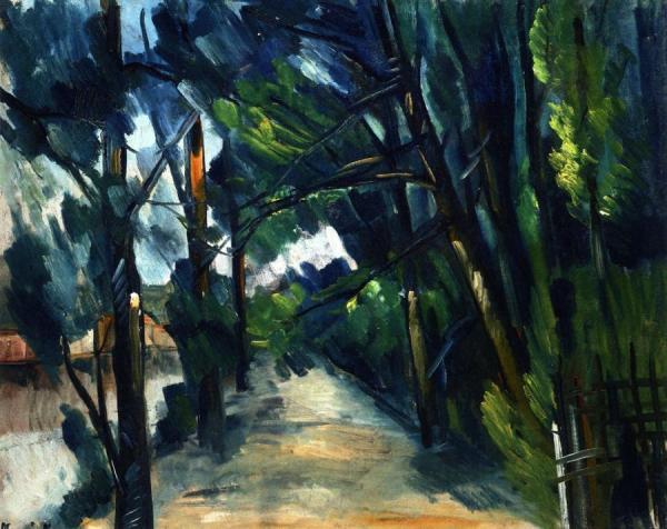Trail By A River by Maurice De Vlaminck