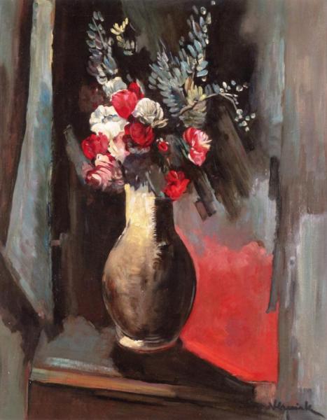 Vase Of Flowers by Maurice De Vlaminck
