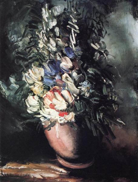 Vase Of Flowers by Maurice De Vlaminck