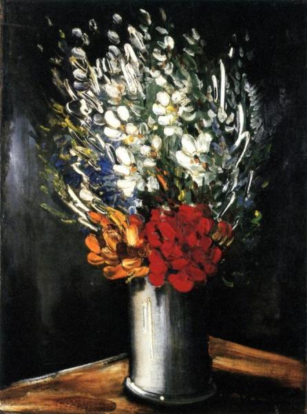 Vase Of Flowers by Maurice De Vlaminck