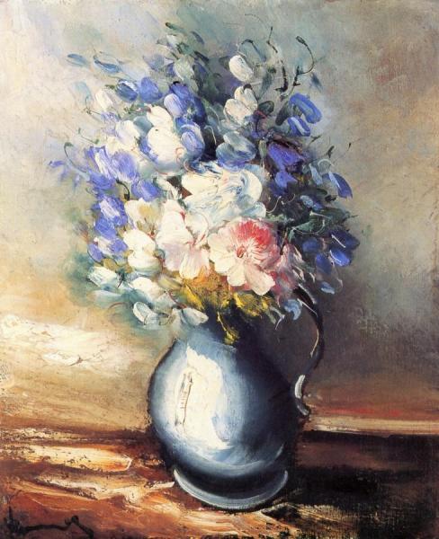 Vase Of Flowers by Maurice De Vlaminck