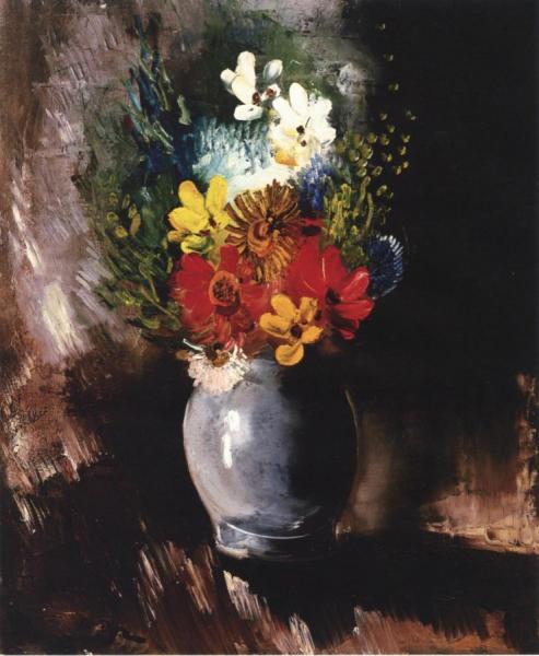 Vase Of Flowers by Maurice De Vlaminck