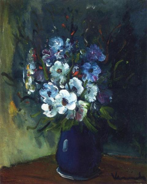 Vase Of Flowers by Maurice De Vlaminck