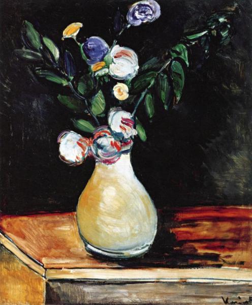 Vase Of Flowers by Maurice De Vlaminck