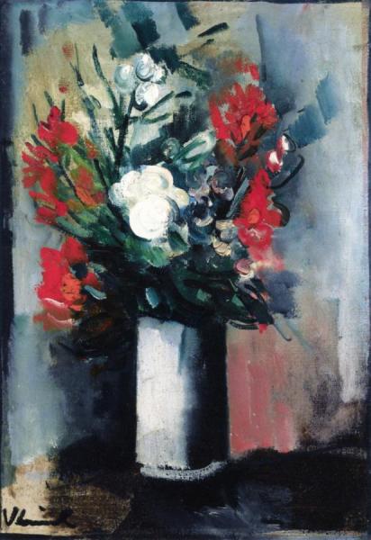 Vase Of Flowers by Maurice De Vlaminck