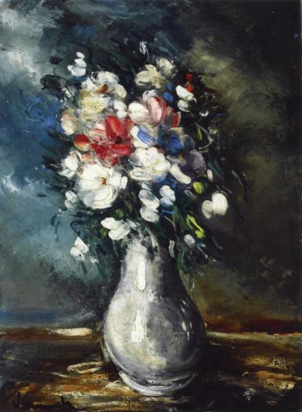 Vase Of Flowers by Maurice De Vlaminck