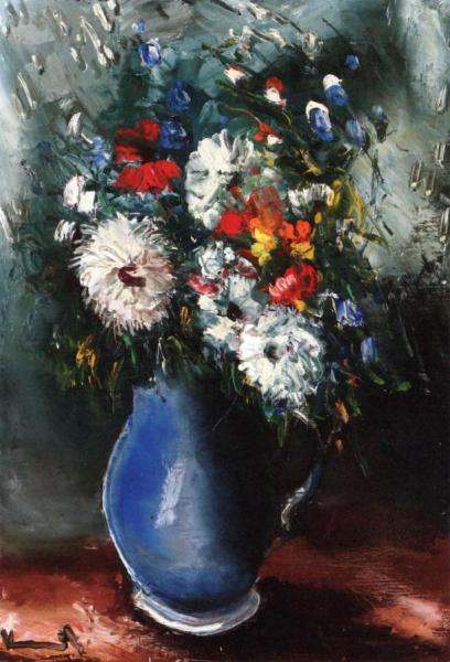Vase Of Flowers by Maurice De Vlaminck