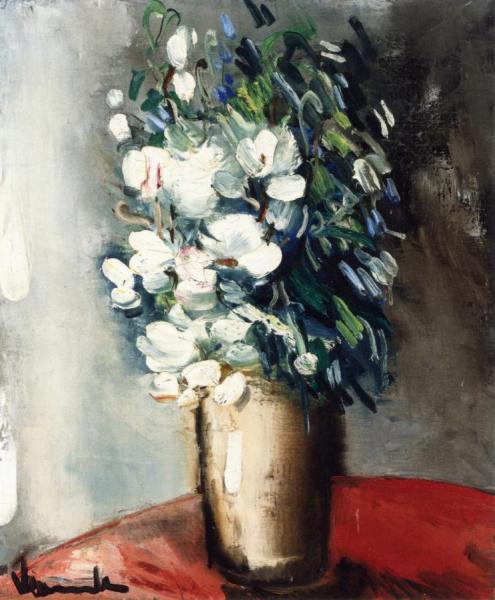 Vase Of Flowers by Maurice De Vlaminck