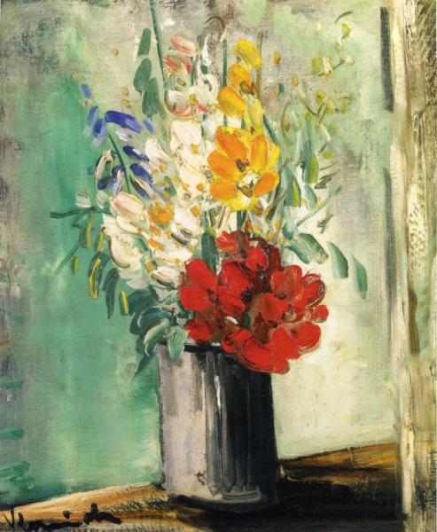 Vase Of Flowers by Maurice De Vlaminck
