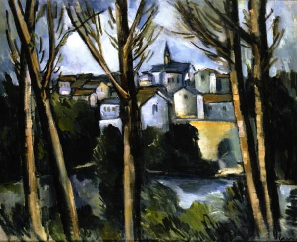 View Of Rueil by Maurice De Vlaminck