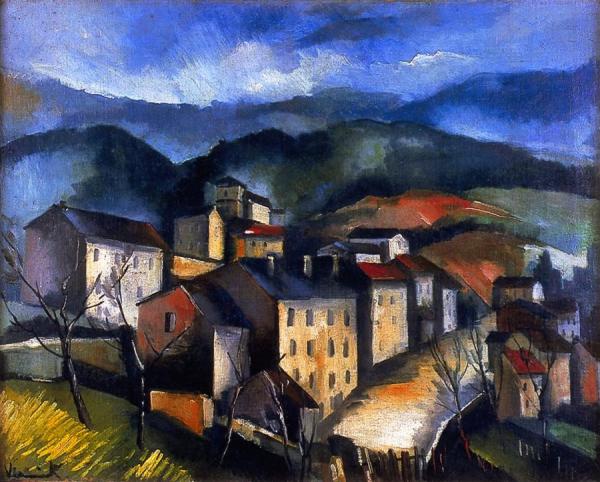 Village by Maurice De Vlaminck