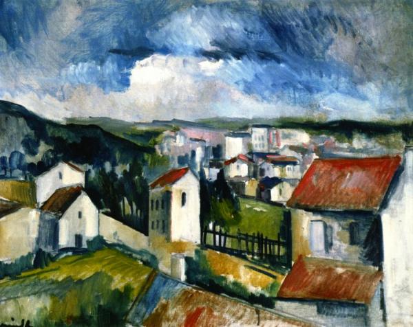 Village by Maurice De Vlaminck