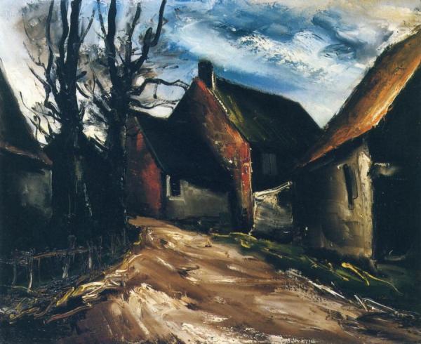 Village After The Storm by Maurice De Vlaminck Oil Painting Reproductions