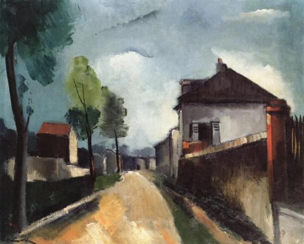 Village Road by Maurice De Vlaminck