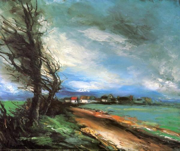 Village Road by Maurice De Vlaminck