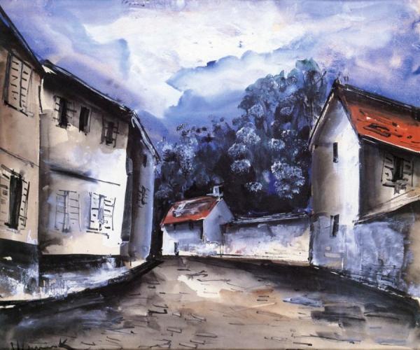 Village Road by Maurice De Vlaminck