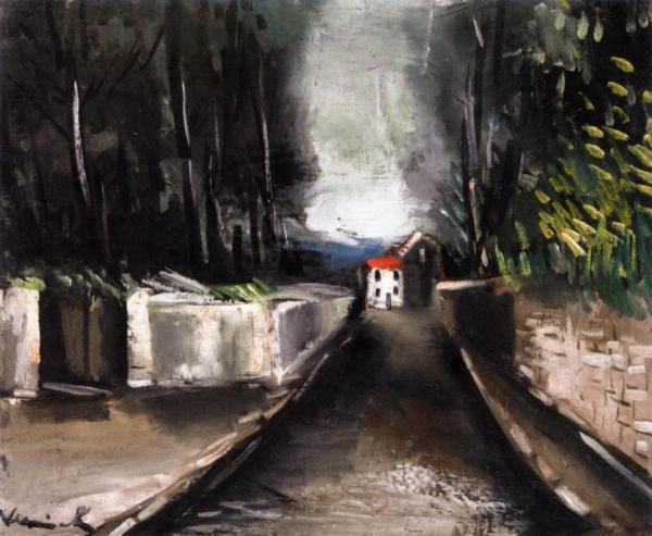 Village Road by Maurice De Vlaminck