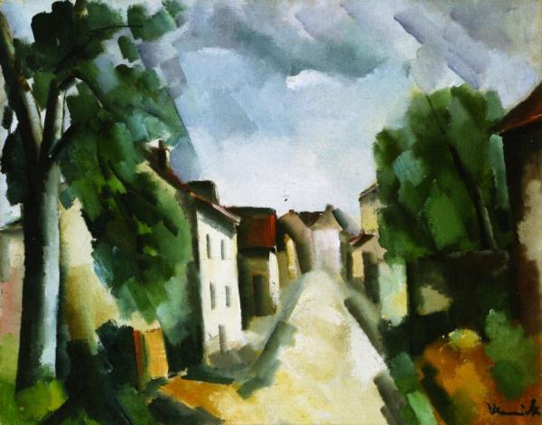 Village Street by Maurice De Vlaminck