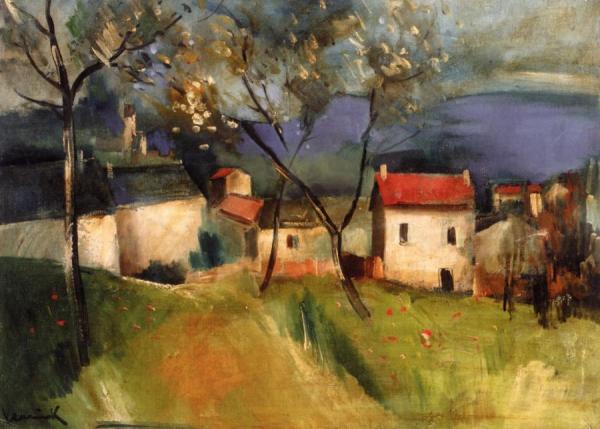 Village Street by Maurice De Vlaminck