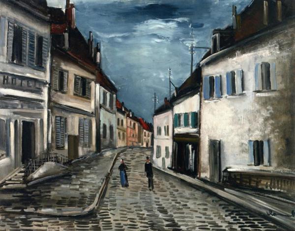 Village Street by Maurice De Vlaminck