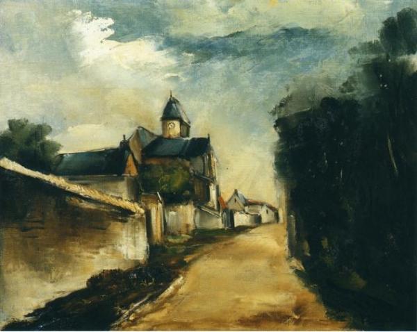 Village Street by Maurice De Vlaminck