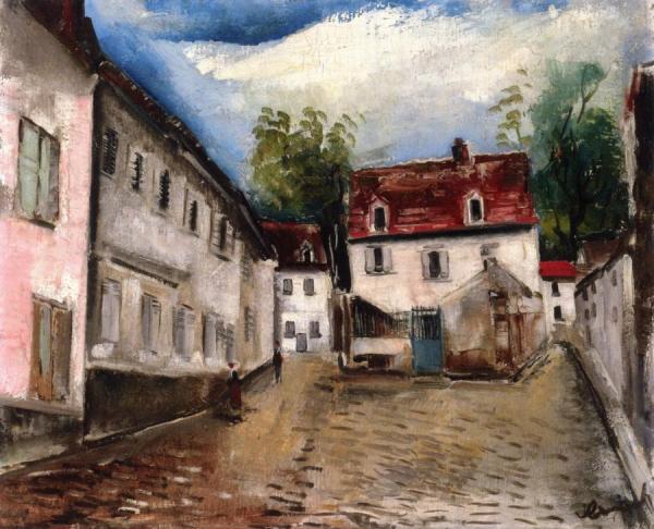 Village Street by Maurice De Vlaminck