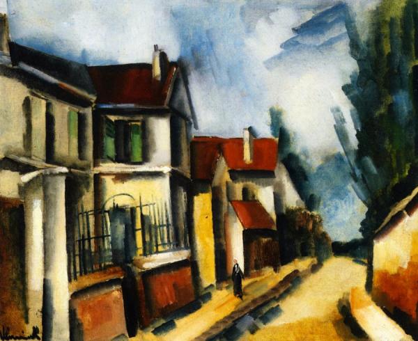 Village Street by Maurice De Vlaminck