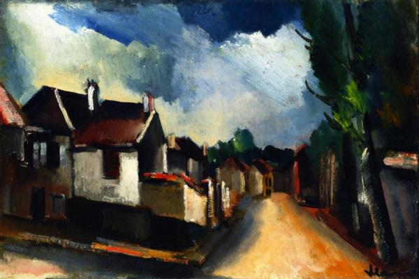 Village Street by Maurice De Vlaminck