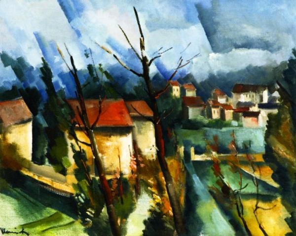Village View by Maurice De Vlaminck