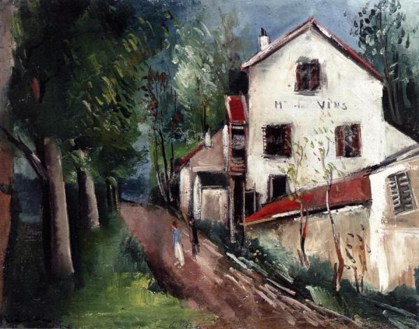 Wine Shop (magasins De Vins) by Maurice De Vlaminck
