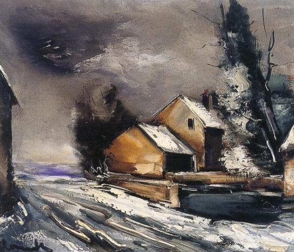 Winter Landscape by Maurice De Vlaminck Oil Painting Reproductions
