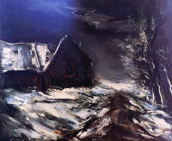 Winter Landscape by Maurice De Vlaminck