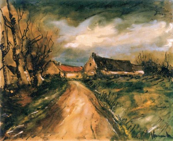 Winter Landscape by Maurice De Vlaminck